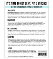 TonerBum™ Glute & Core Workout HIIT Poster - 8.5 x11 in Laminated